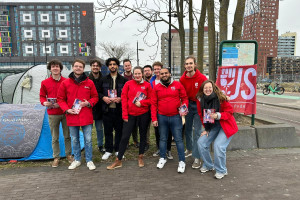 Jongerenvereniging PvdA in actie tegen woningnood: “onbegrijpelijk dat er hier niet wordt gebouwd”